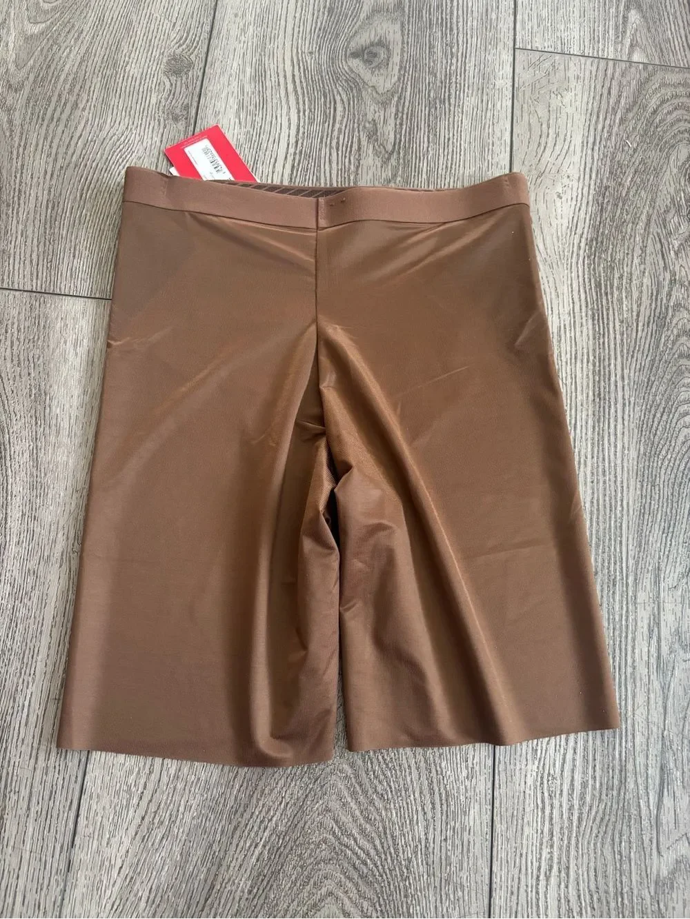 SPANX High-Waist Shaping Short in Brown